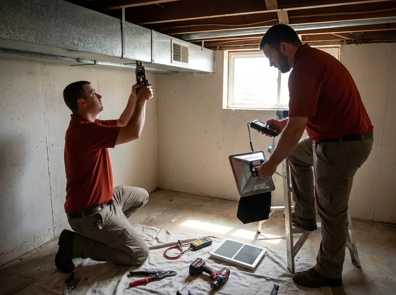 Ductwork Modification and Airflow Balancing in Shawnee, KS
